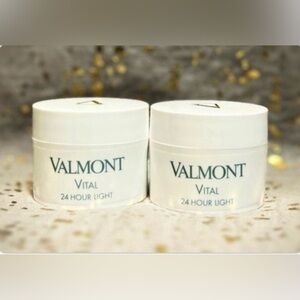 2x~Valmont Vital 24 Hour Light Cream~10ml/0.34oz~Mini/Travel Size~NWOB~